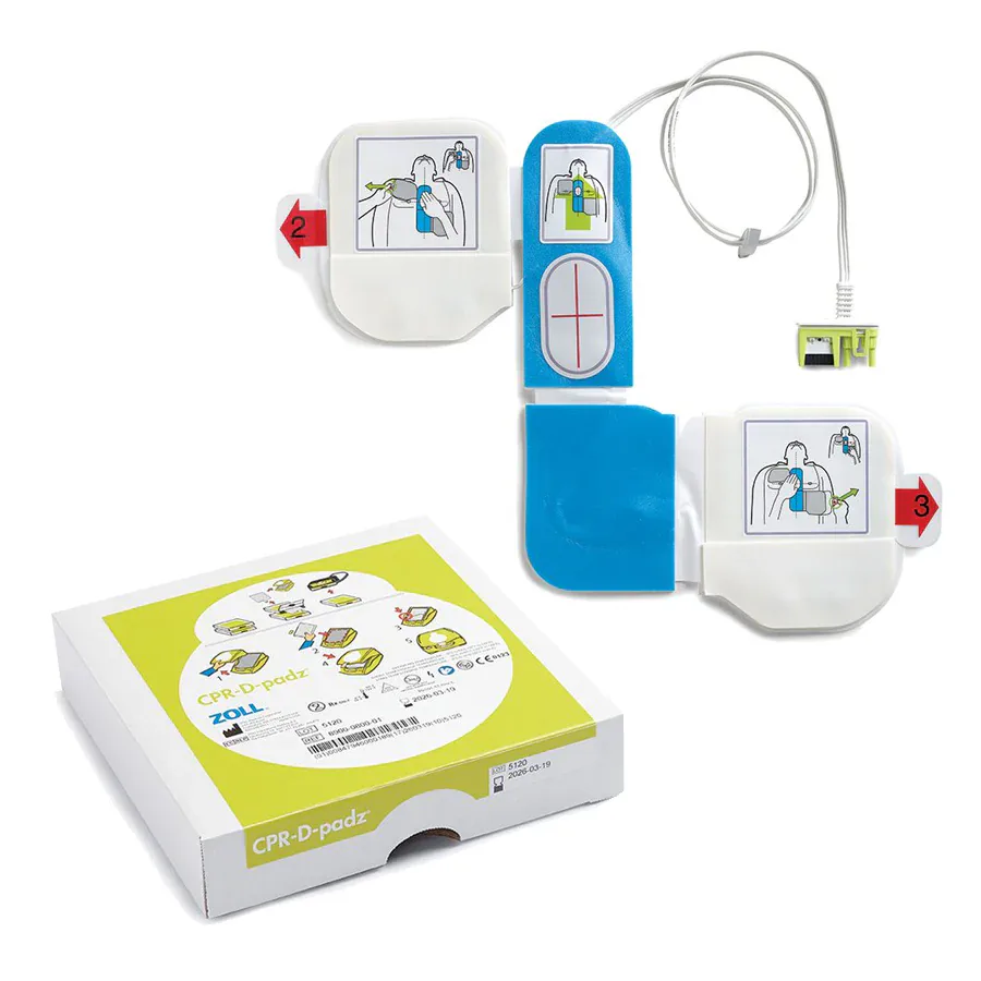 Electrodes CPR D-Padz Défibrillateur Zoll AED Plus