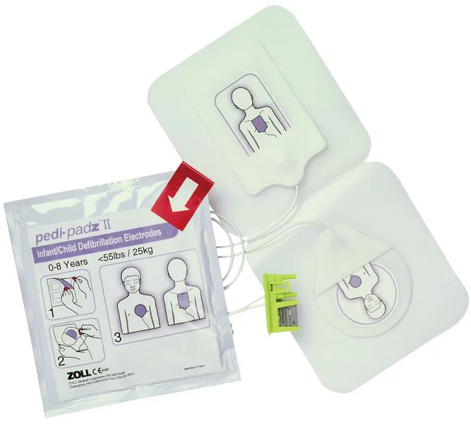 Electrodes Pédiatriques Défibrillateur Zoll AED Plus