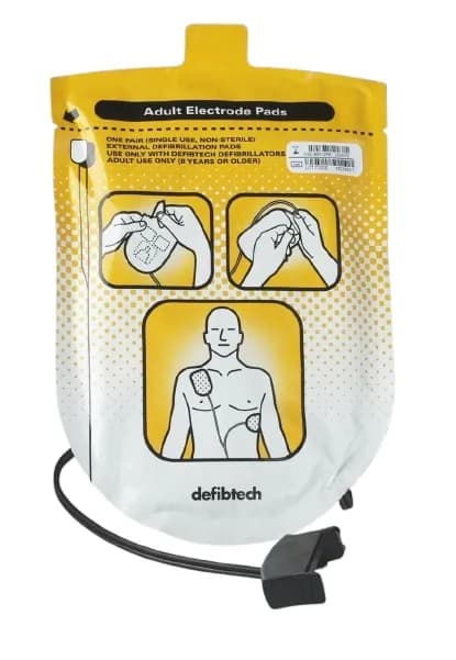 Electrodes Défibrillateur Defibtech Lifeline View