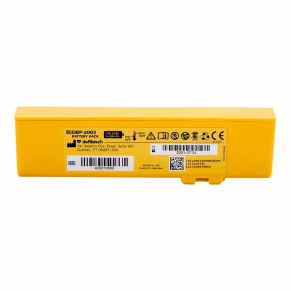 Batterie Défibrillateur Defibtech Lifeline View
