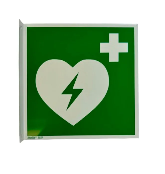 Plaque De Signalisation Défibrillateur Recto Verso